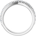 French-Set Criss-Cross Anniversary Band