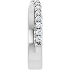 French-Set Criss-Cross Anniversary Band