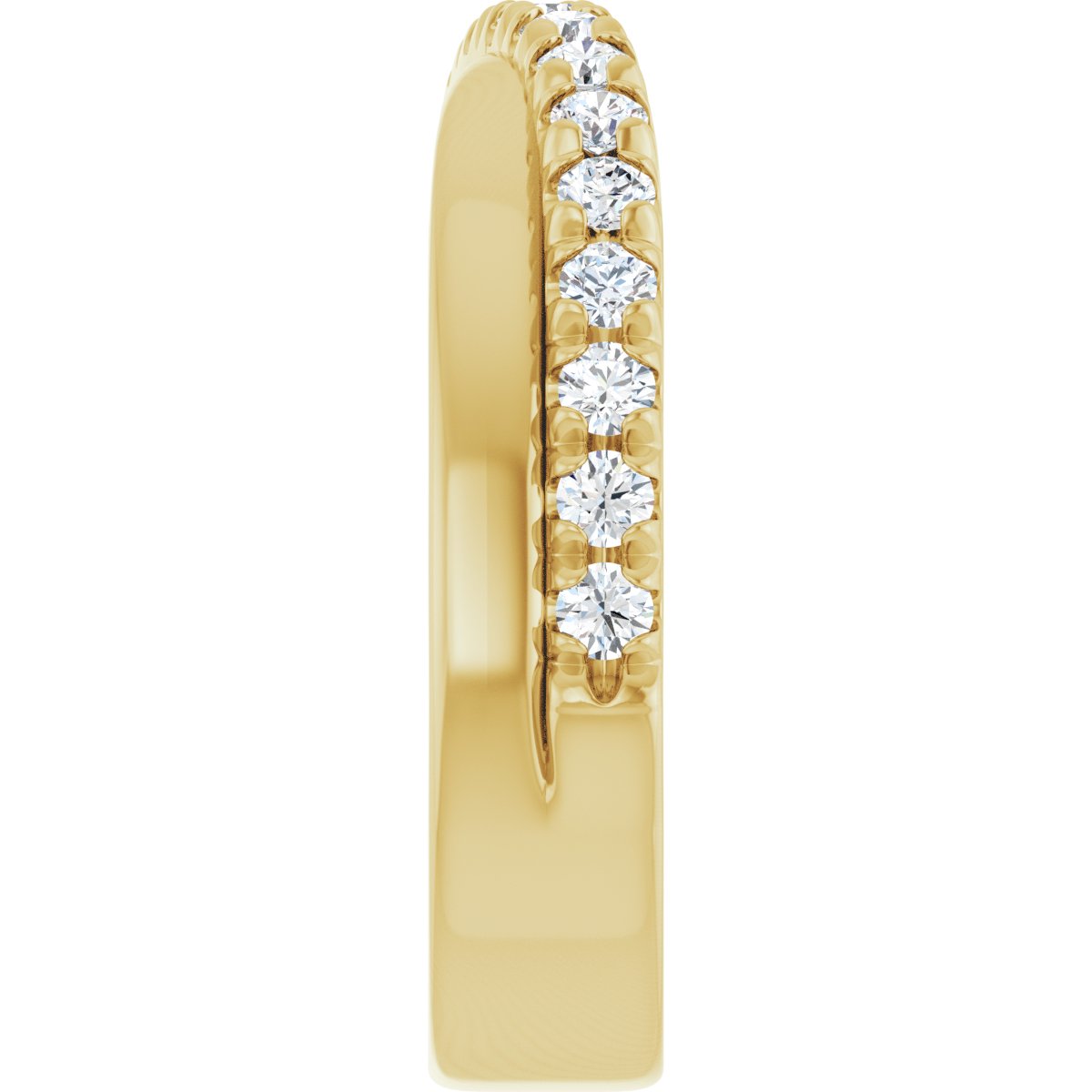 French-Set Criss-Cross Anniversary Band