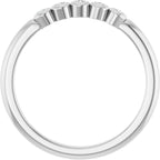 Bezel-Set Five-Stone Anniversary Band