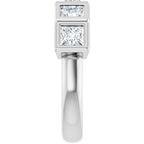 Bezel-Set Five-Stone Anniversary Band