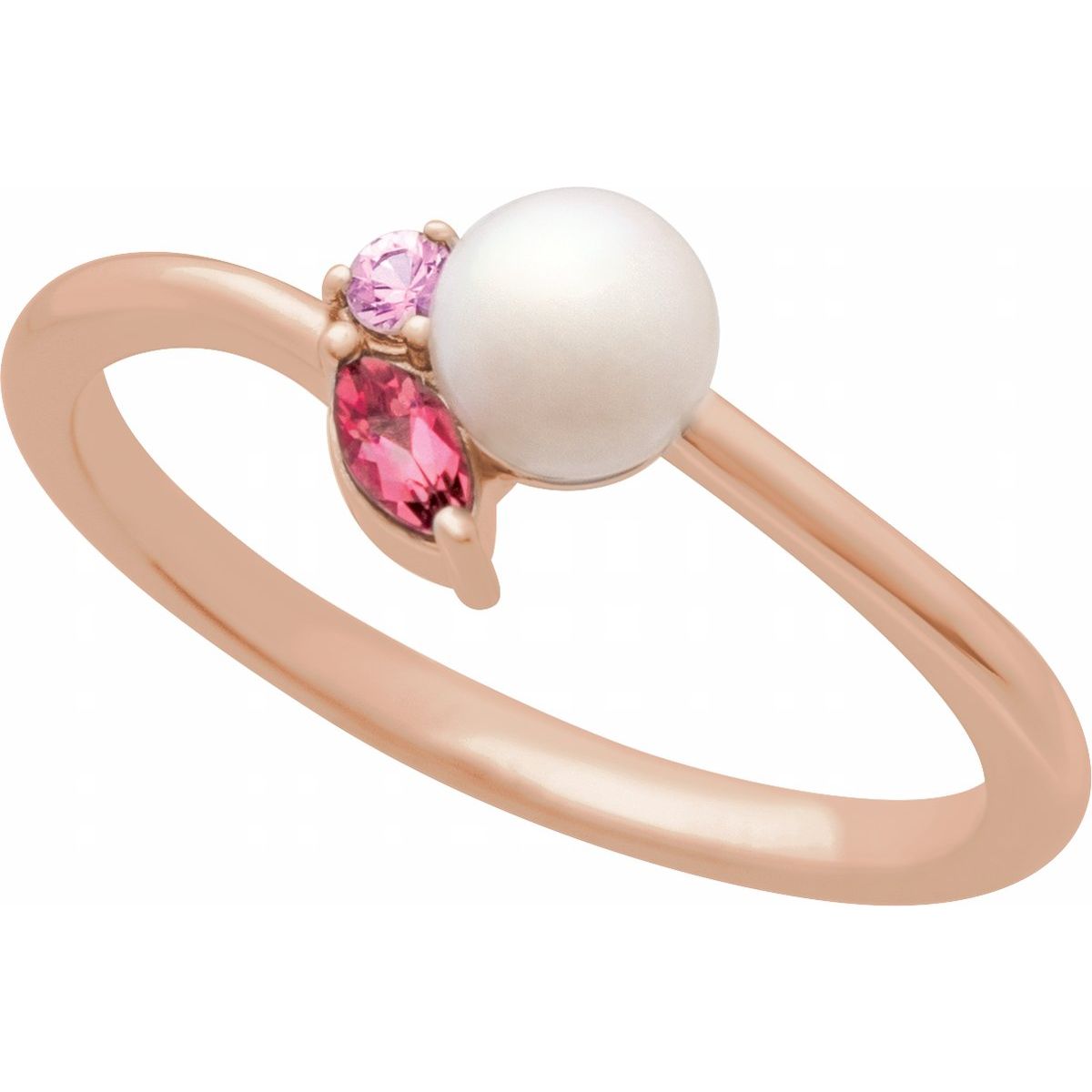 Accented Pearl Ring