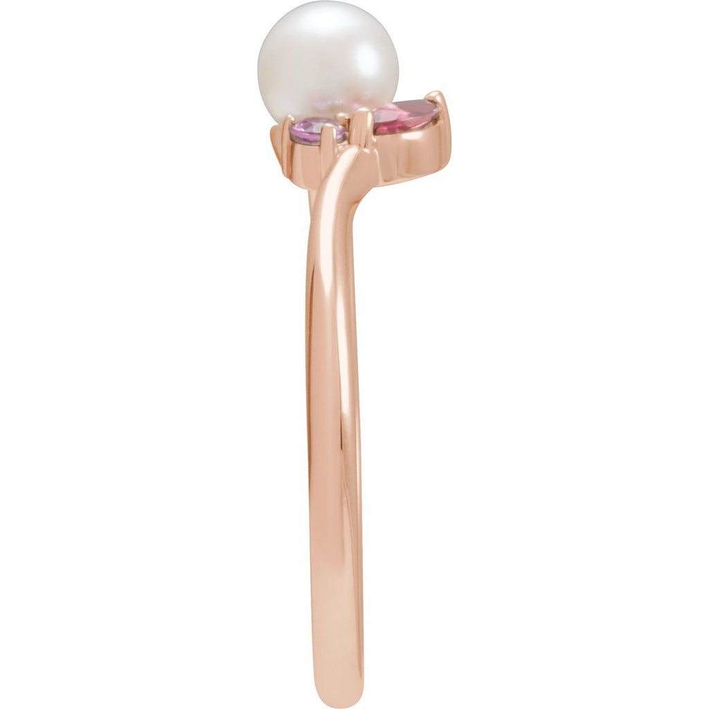 Accented Pearl Ring