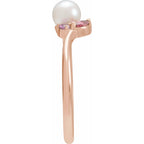 Accented Pearl Ring