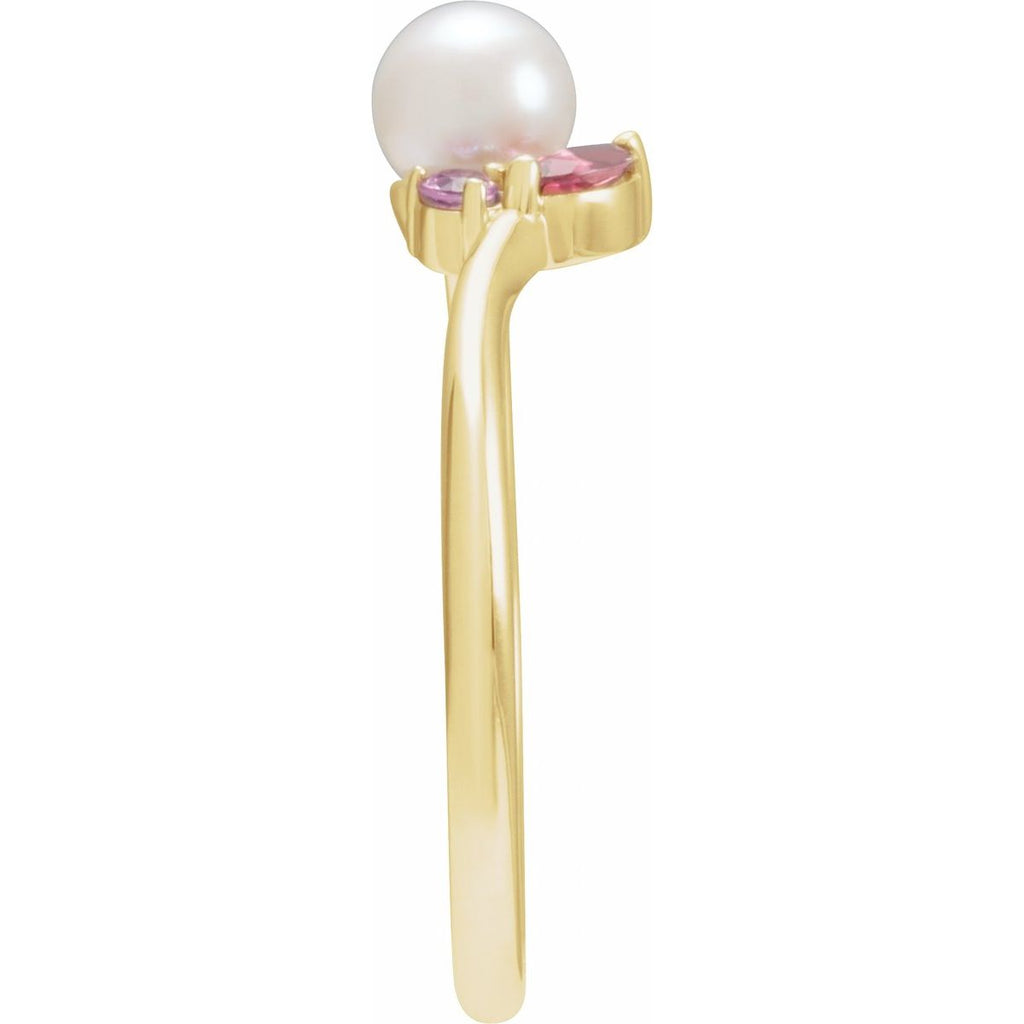 Accented Pearl Ring