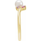 Accented Pearl Ring
