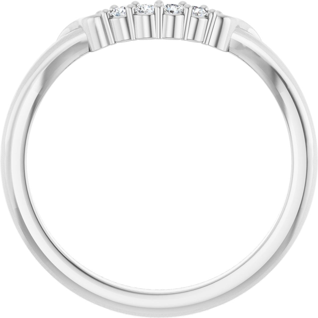 Accented Engagement Ring or Band