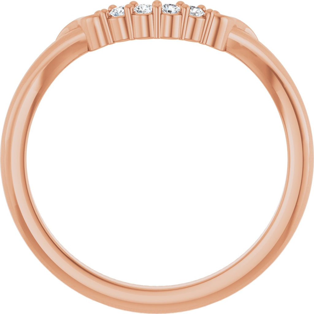 Accented Engagement Ring or Band