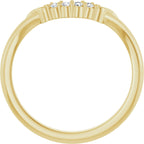 Accented Engagement Ring or Band