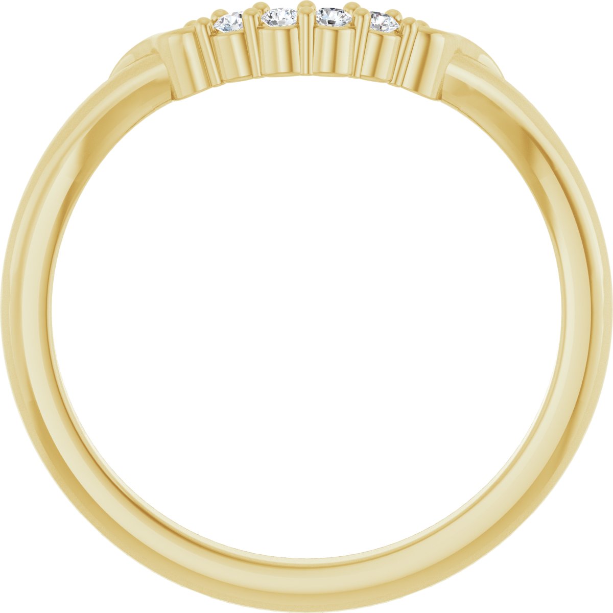 Accented Engagement Ring or Band