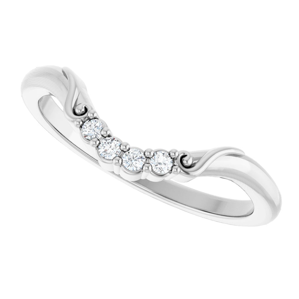 Accented Engagement Ring or Band