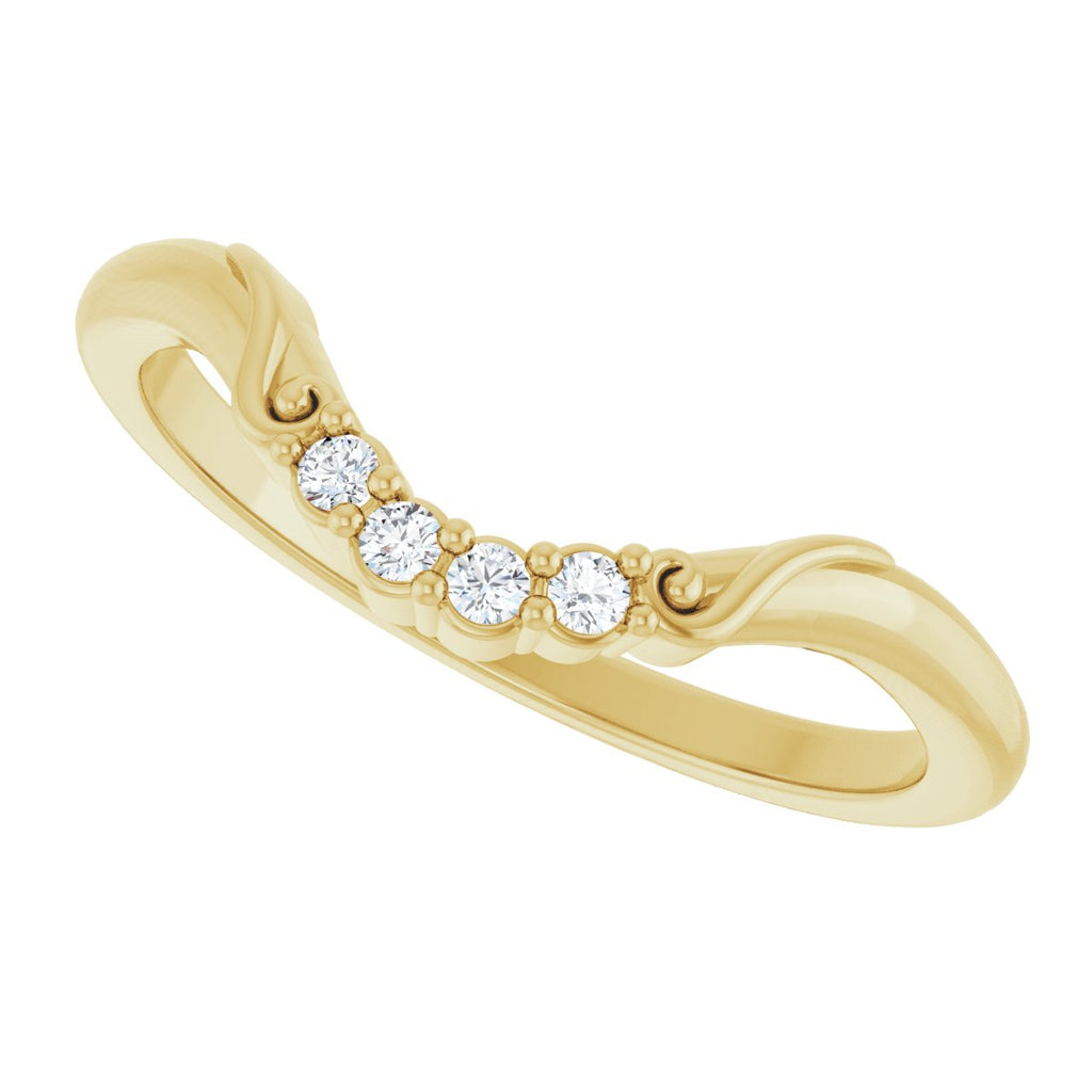 Accented Engagement Ring or Band