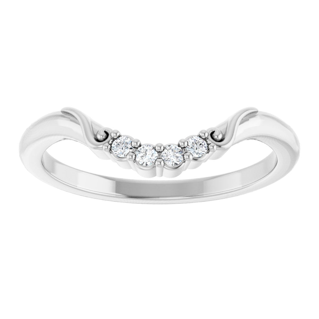Accented Engagement Ring or Band