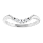 Accented Engagement Ring or Band