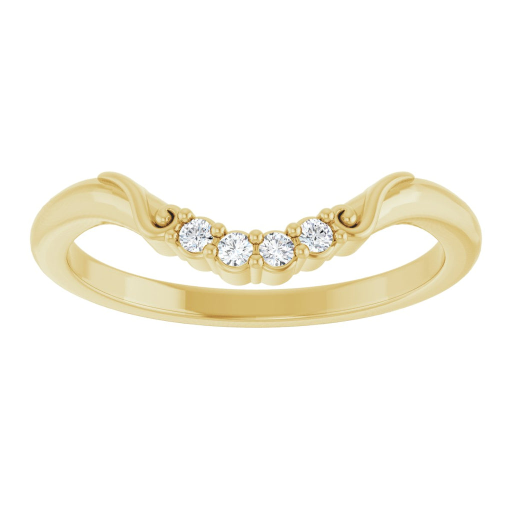 Accented Engagement Ring or Band