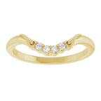 Accented Engagement Ring or Band
