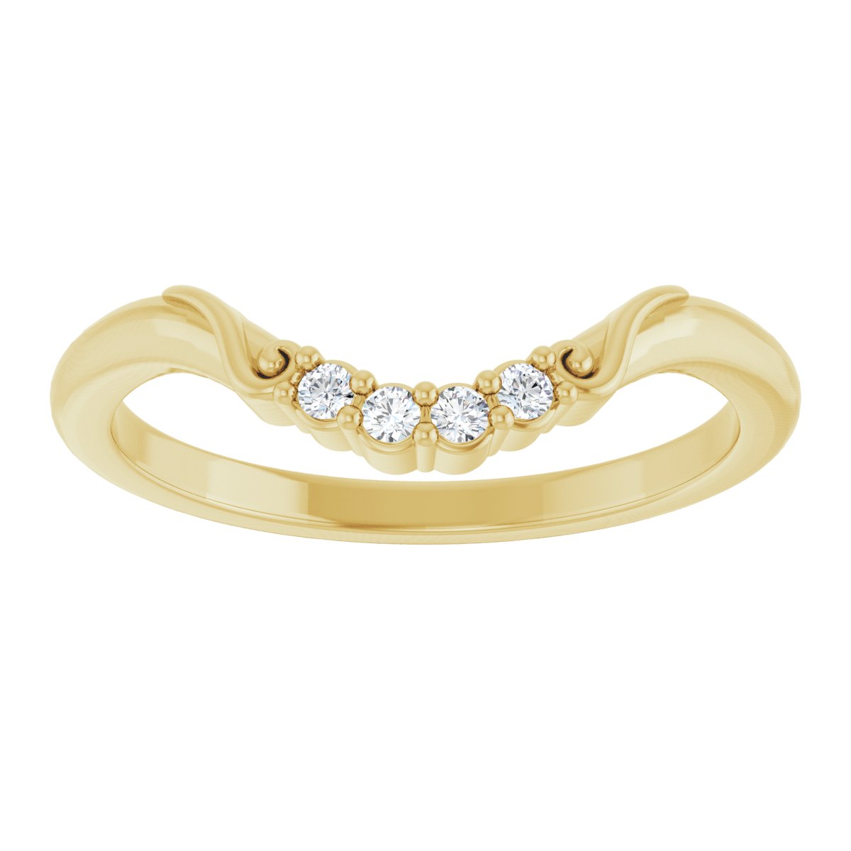 Accented Engagement Ring or Band