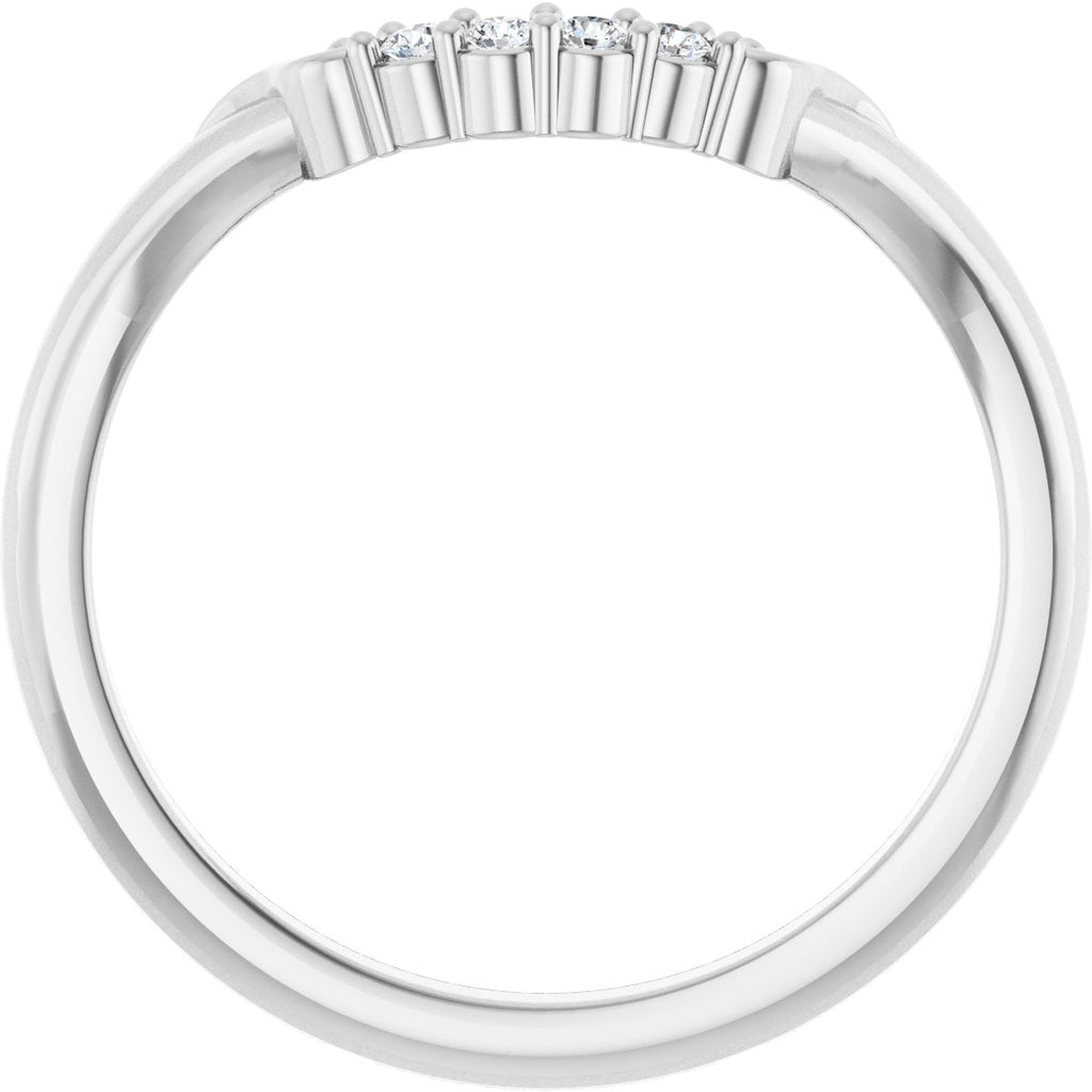 Accented Engagement Ring or Band
