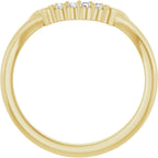 Accented Engagement Ring or Band