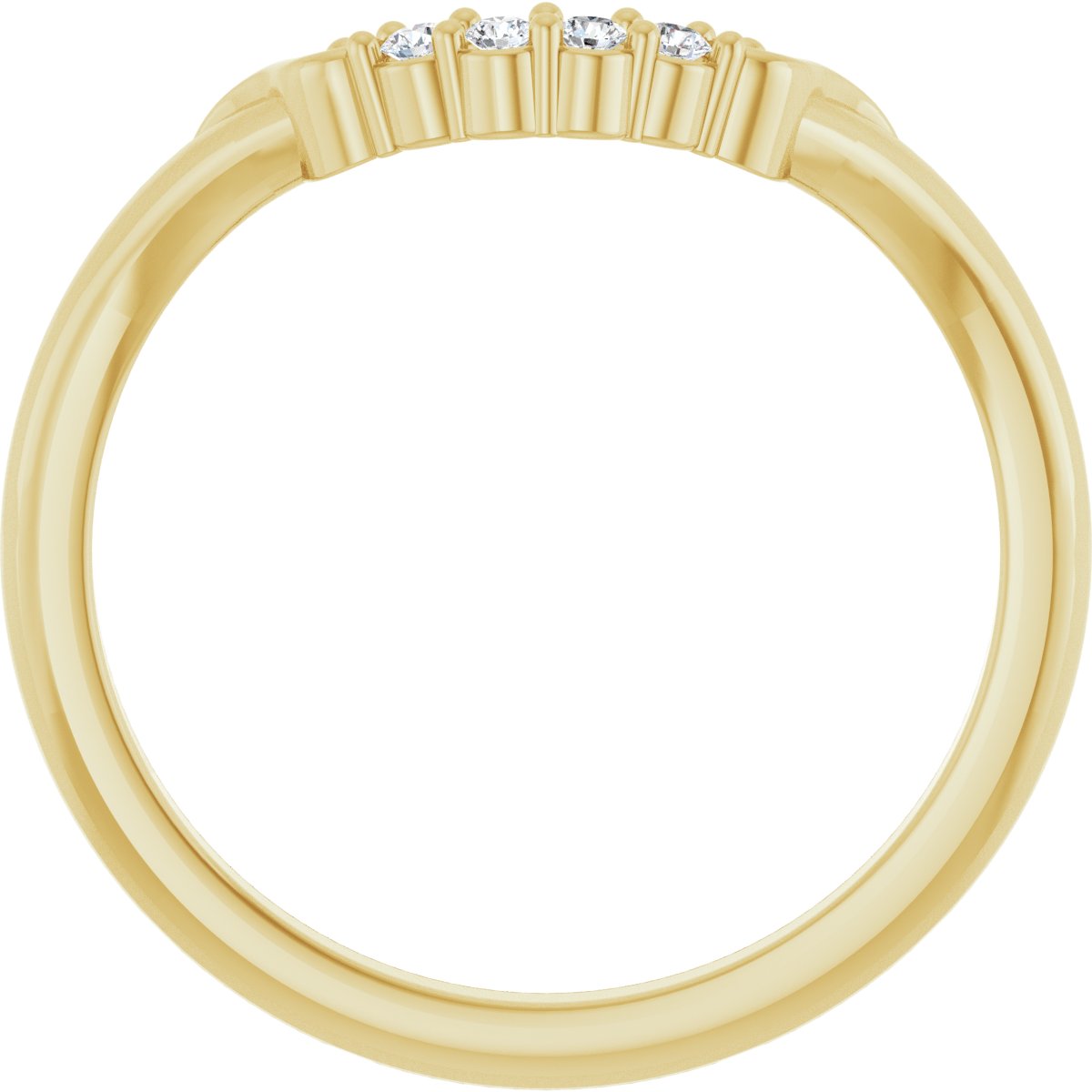 Accented Engagement Ring or Band