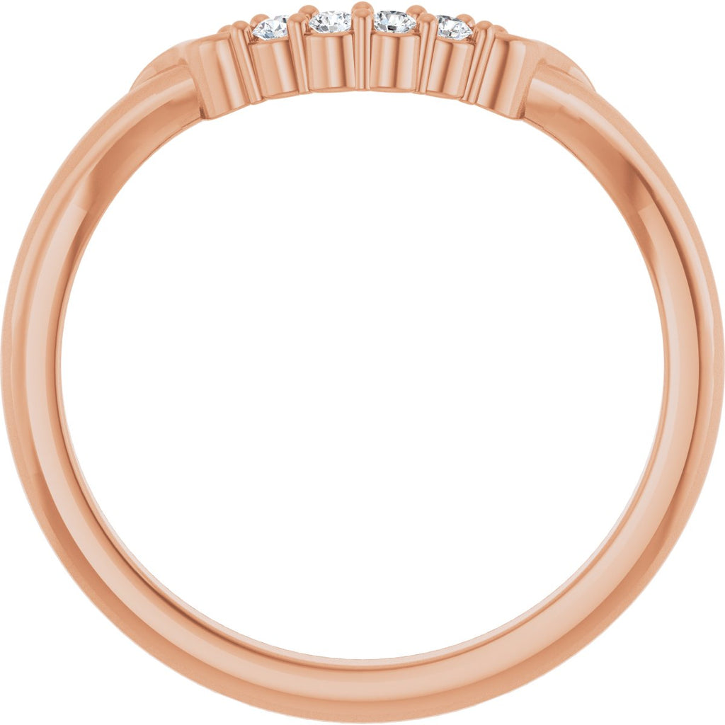 Accented Engagement Ring or Band