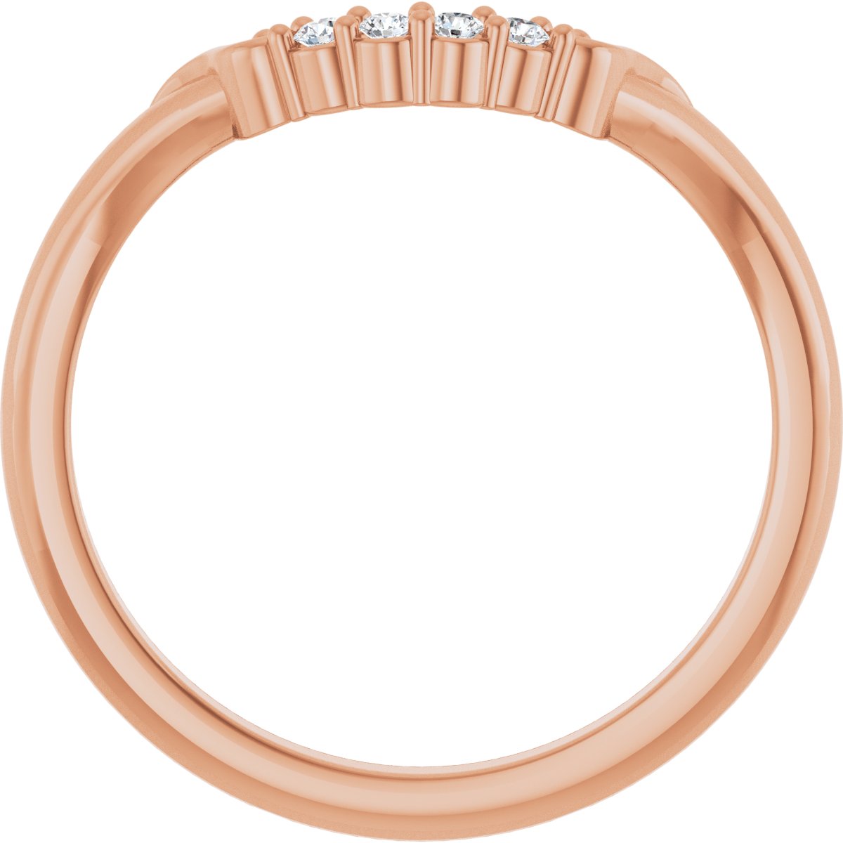 Accented Engagement Ring or Band