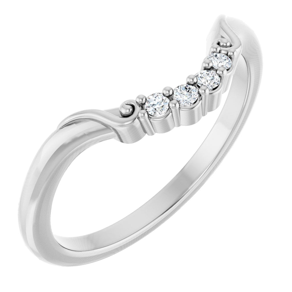Accented Engagement Ring or Band