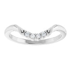 Accented Engagement Ring or Band
