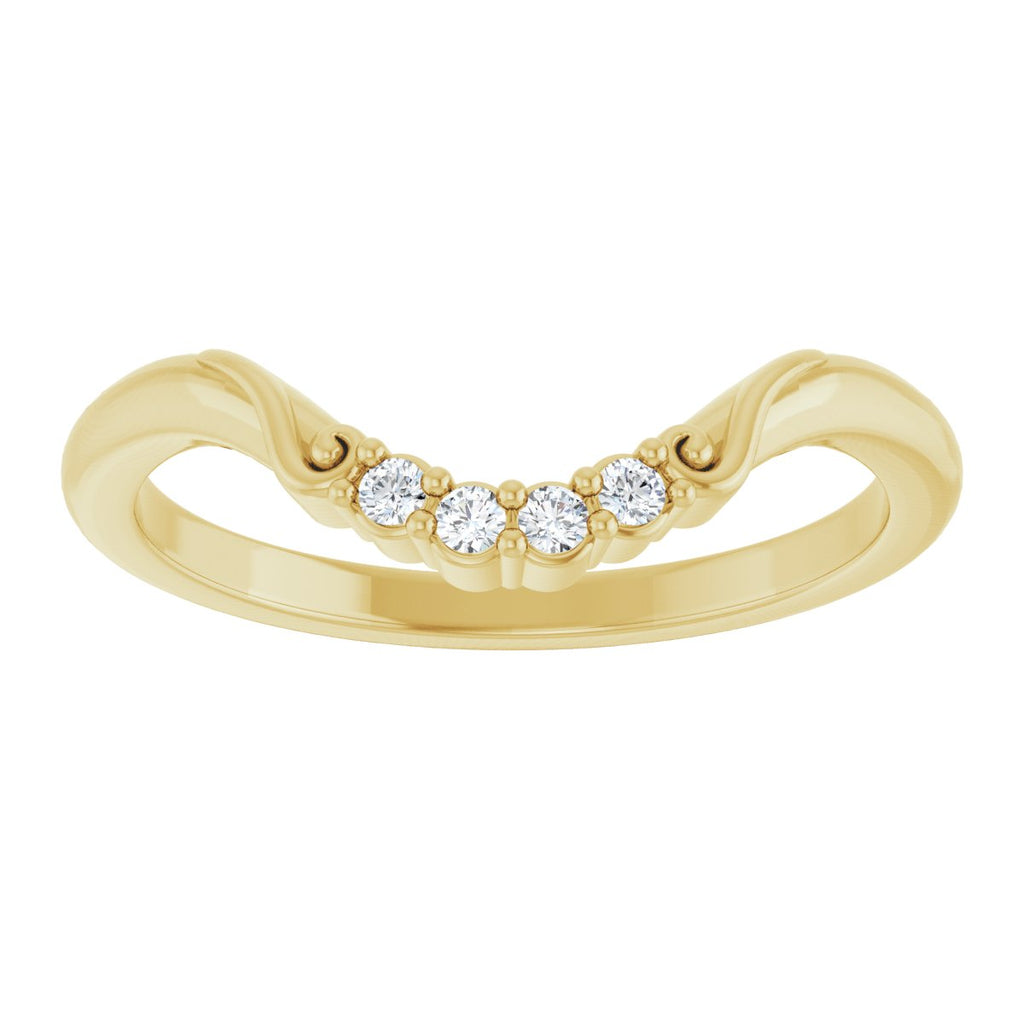 Accented Engagement Ring or Band