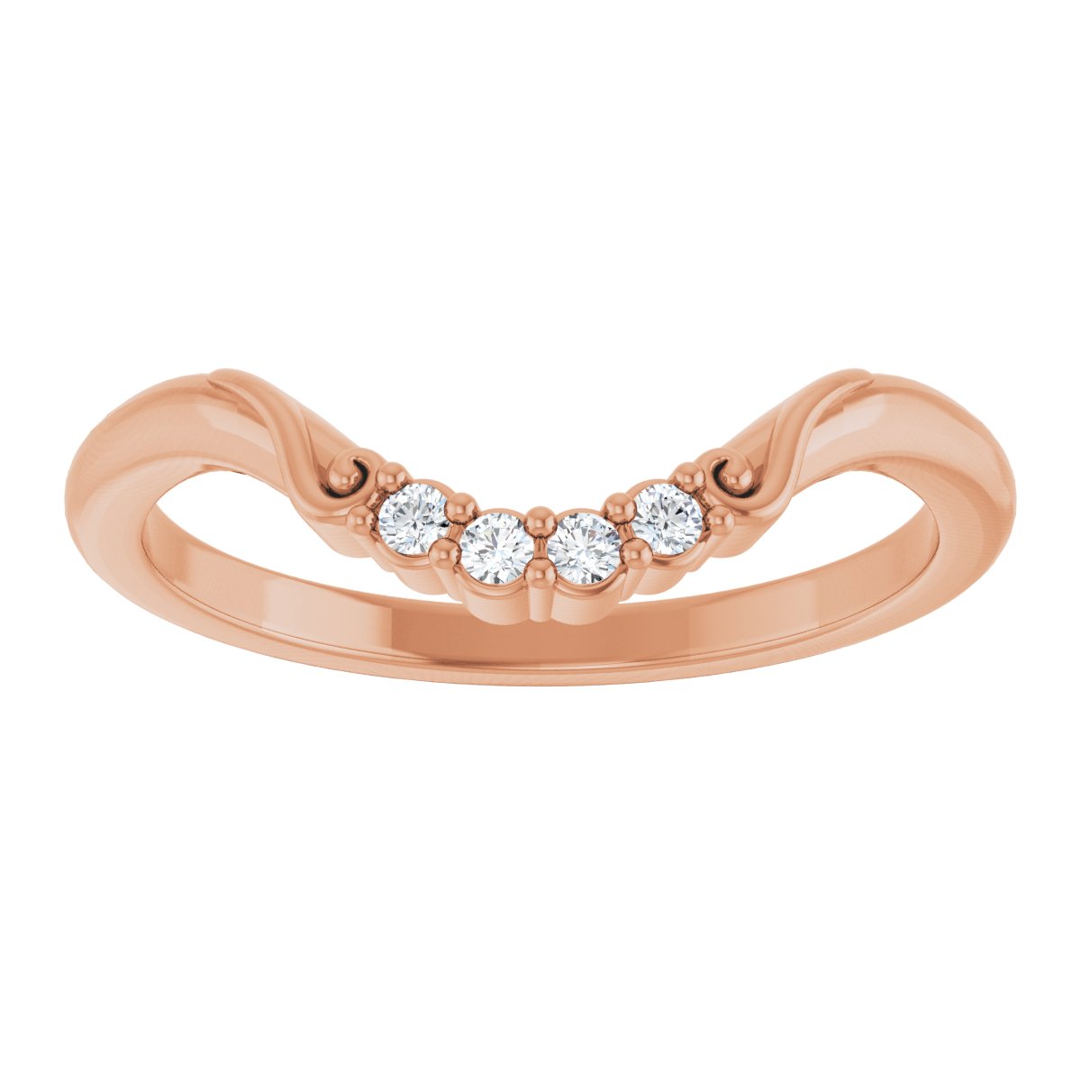 Accented Engagement Ring or Band