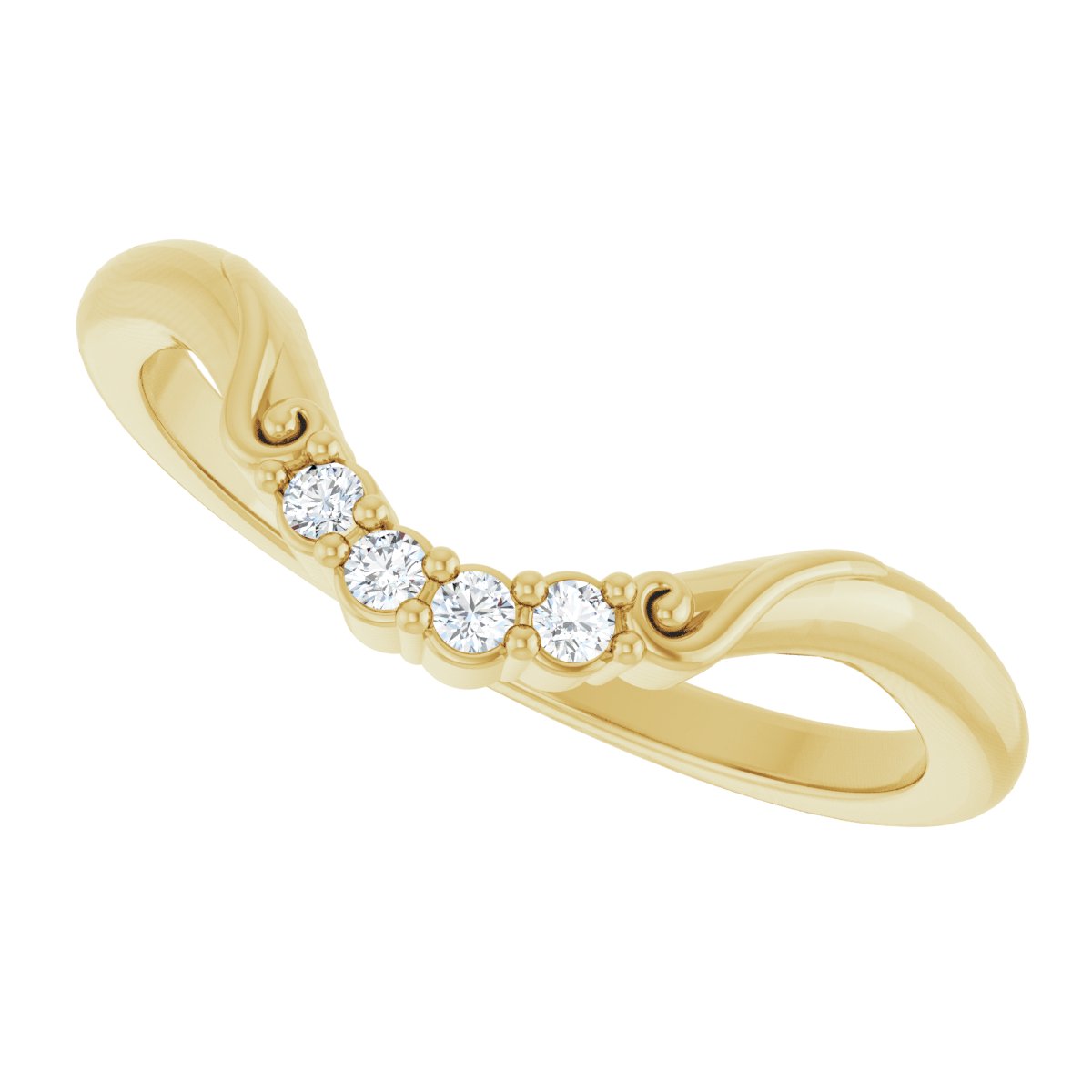 Accented Engagement Ring or Band