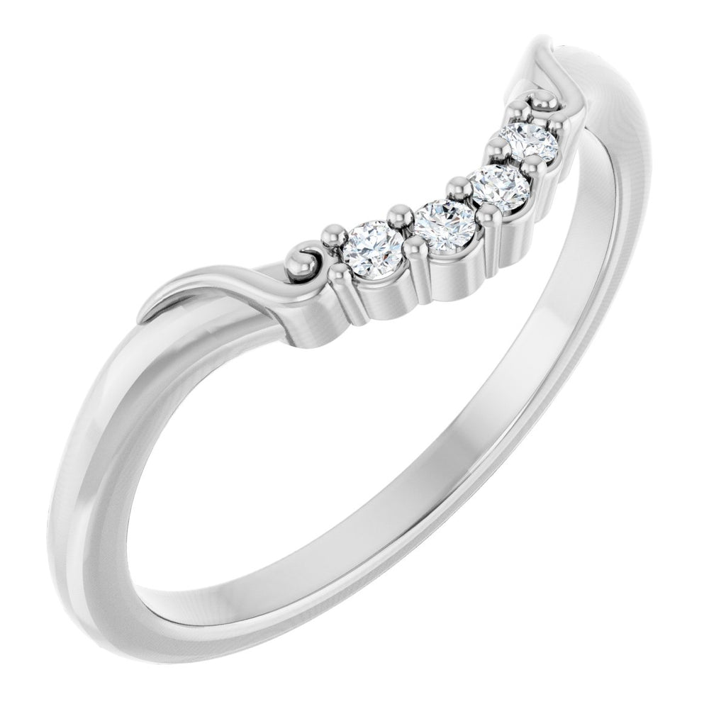 Accented Engagement Ring or Band