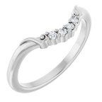 Accented Engagement Ring or Band