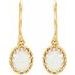 Cabochon Crown Earrings