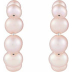 Pearl Hoop Earrings