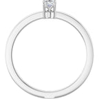 Claw-Prong Solitaire Ring