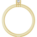 Claw-Prong Solitaire Ring