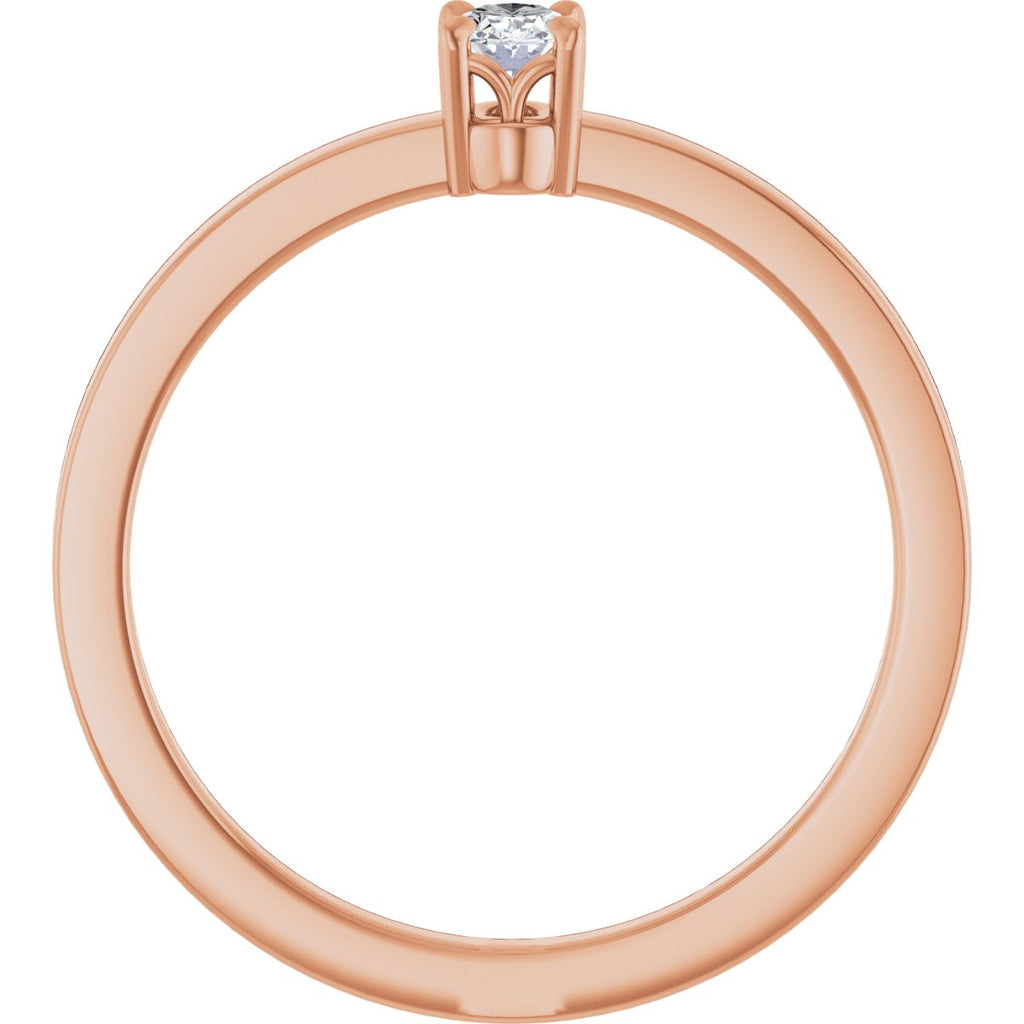 Claw-Prong Solitaire Ring