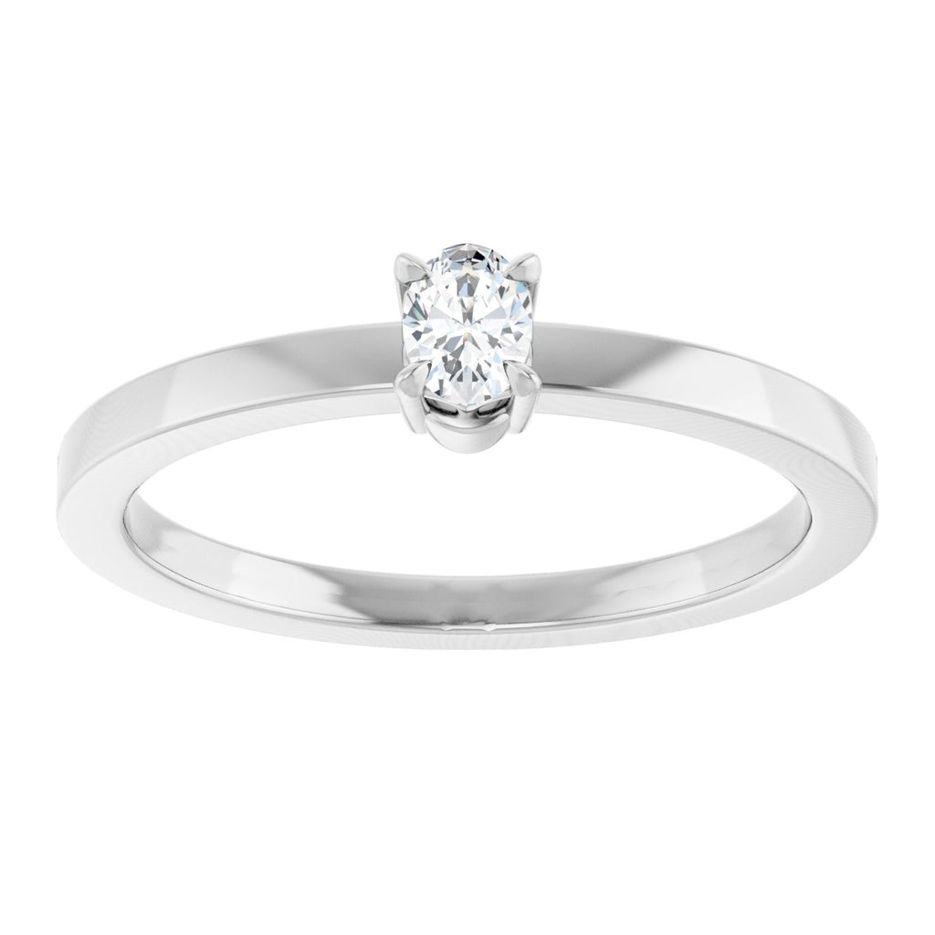 Claw-Prong Solitaire Ring