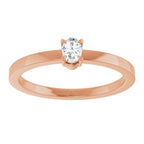 Claw-Prong Solitaire Ring