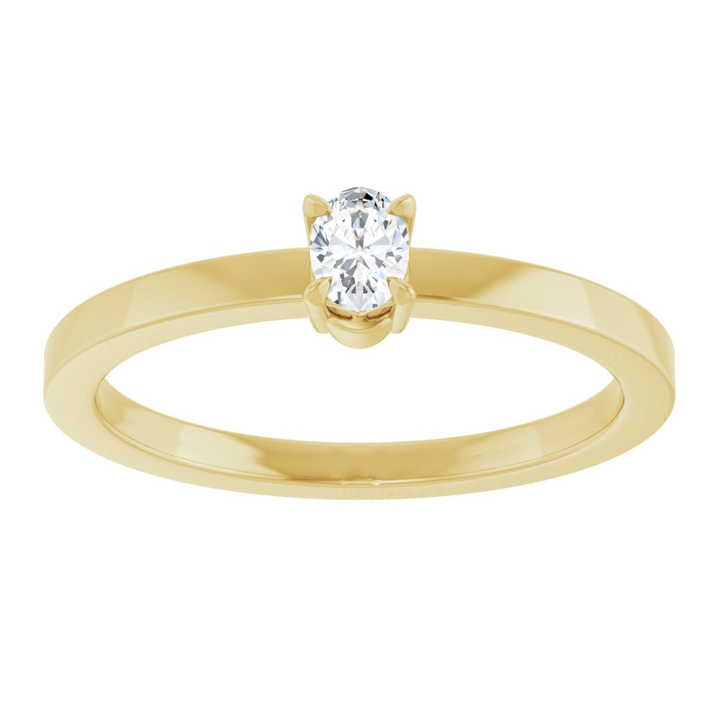 Claw-Prong Solitaire Ring