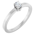 Claw-Prong Solitaire Ring