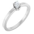Claw-Prong Solitaire Ring