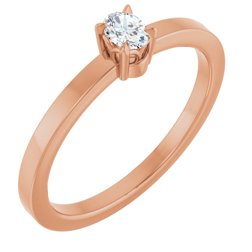 Claw-Prong Solitaire Ring