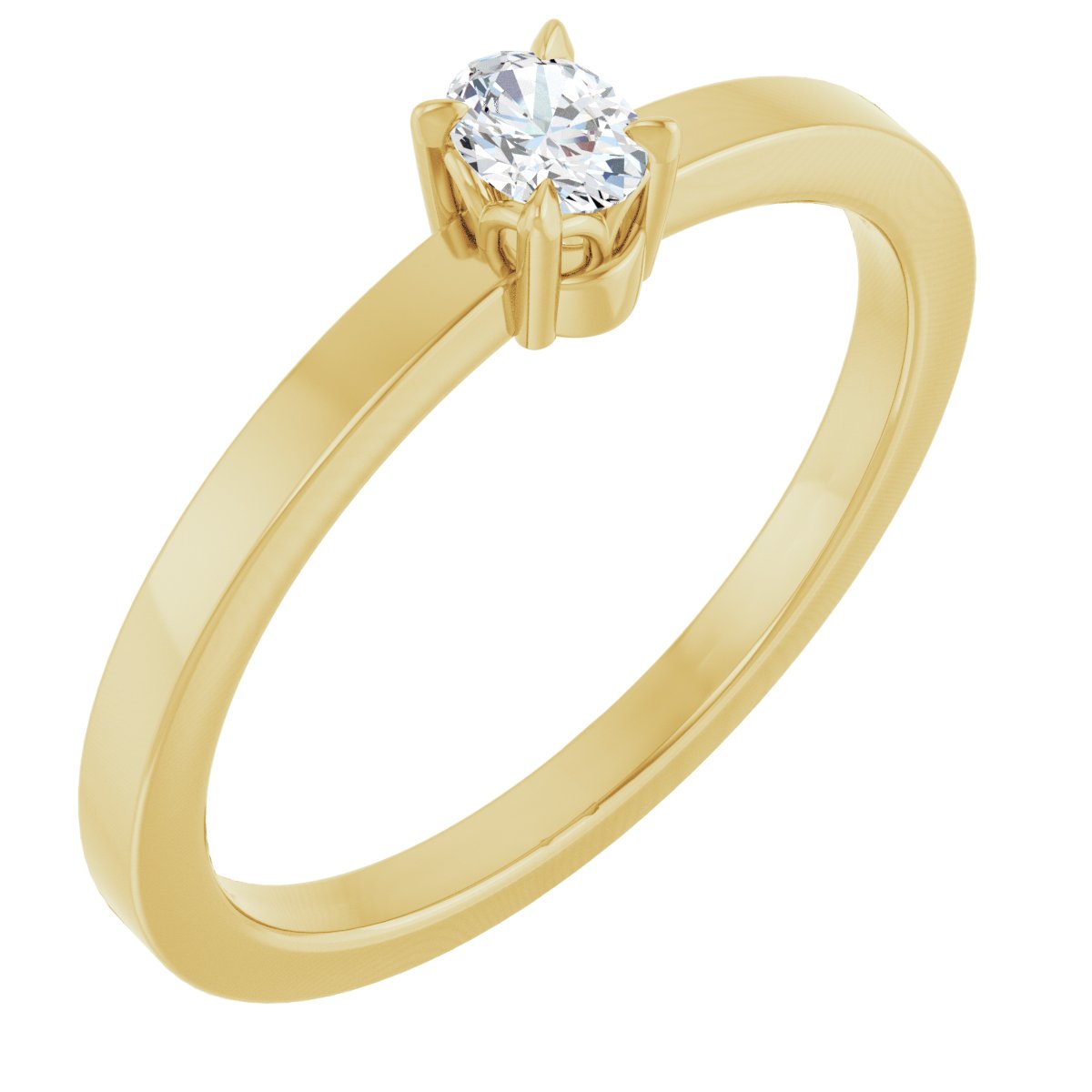Claw-Prong Solitaire Ring