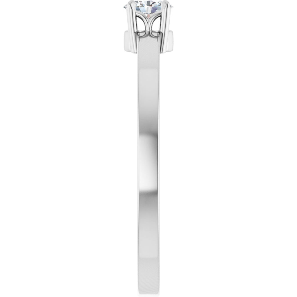 Claw-Prong Solitaire Ring