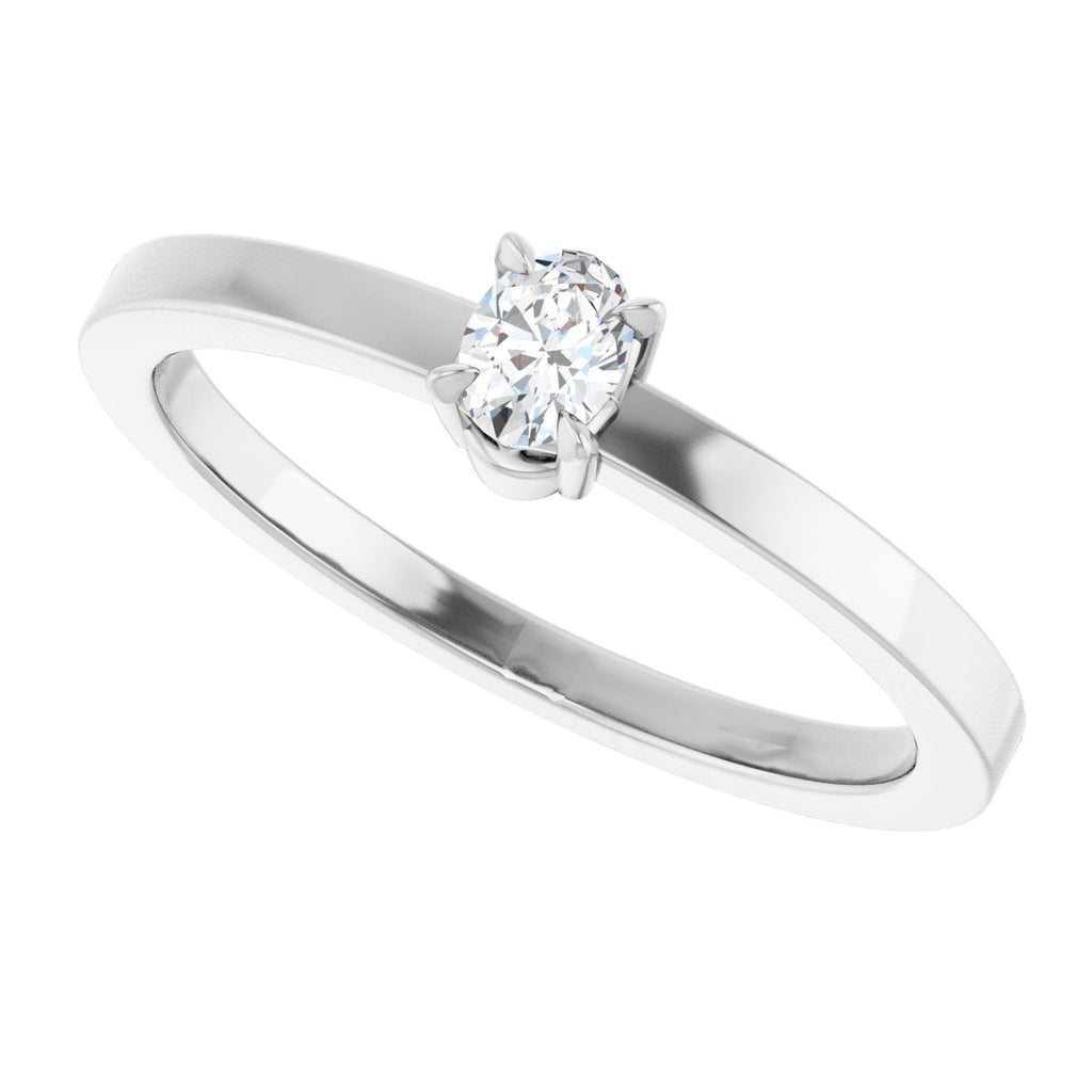 Claw-Prong Solitaire Ring