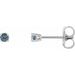 Round 4-Prong Lightweight Stud Earrings