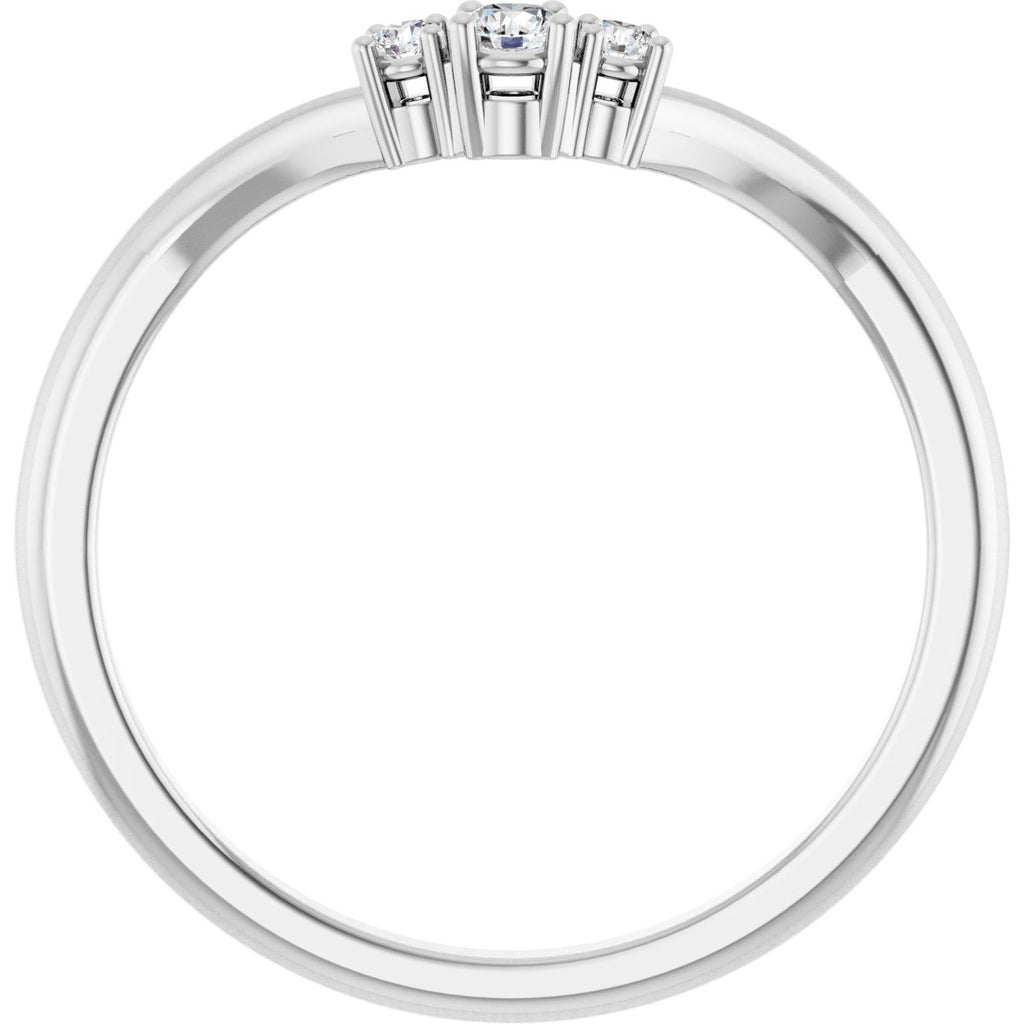 Accented Engagement Ring or Band