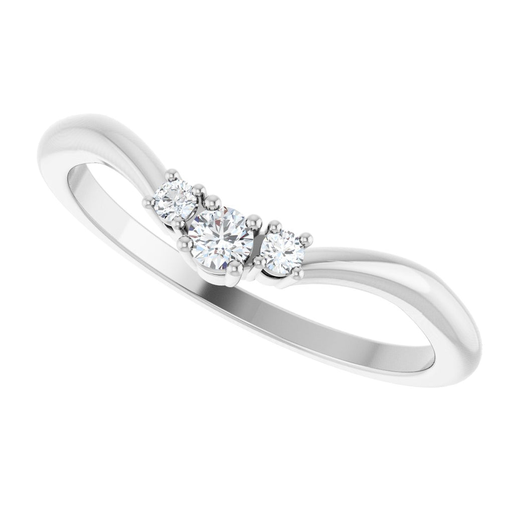 Accented Engagement Ring or Band